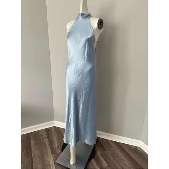 GALVAN LONDON Scallop Sienna Dress - Ice Blue FR40/US8 $1495 - Picture 6 of 15
